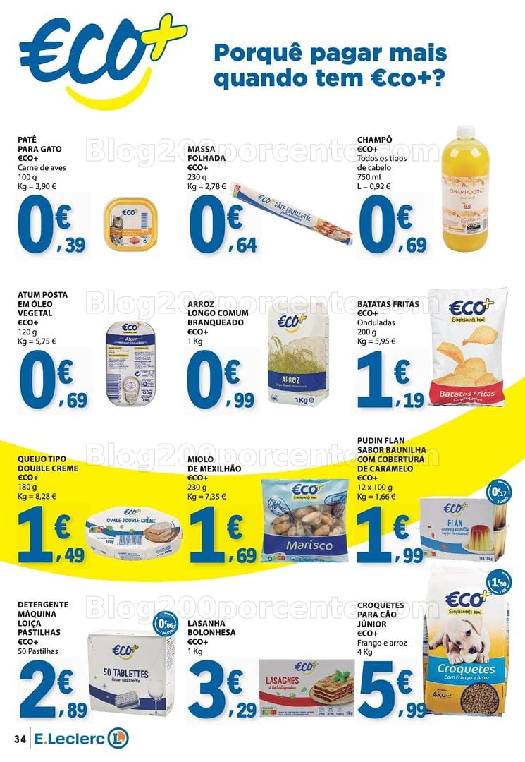 Antevisão Folheto E-LECLERC Promoções de 30 julho a 5 agosto
